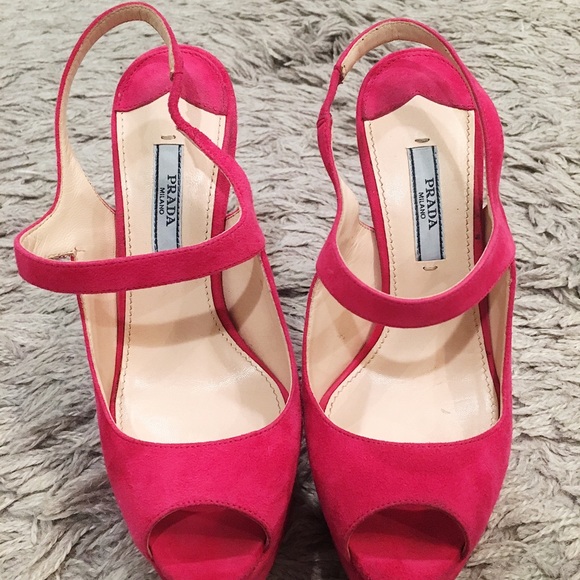 Prada Shoes - Pink Prada Heels